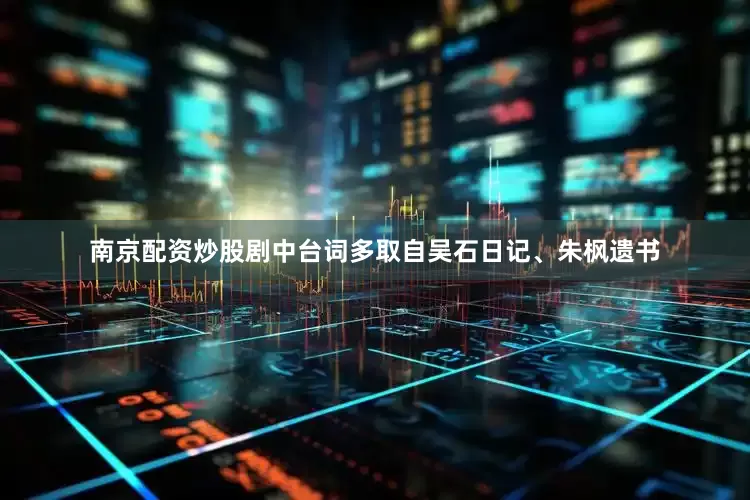 南京配资炒股剧中台词多取自吴石日记、朱枫遗书